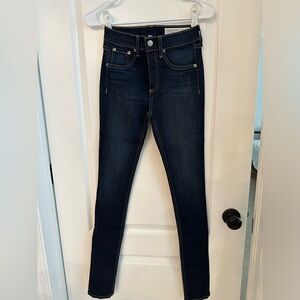 Rag & Bone Blue Skinny Jeans Modern Fit 24 like new bought at Anthropologie